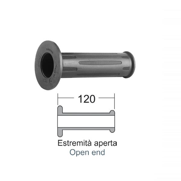 Manșoane RMS diametru 26,5 mm, lungime 122 mm, negru