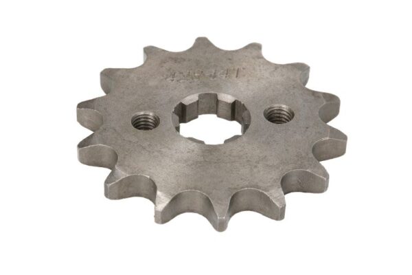 Pinion lanț INPARTS față, lanț 428, 14 dinți, oțel pentru Scuter/moped/ATV chinezesc 4T