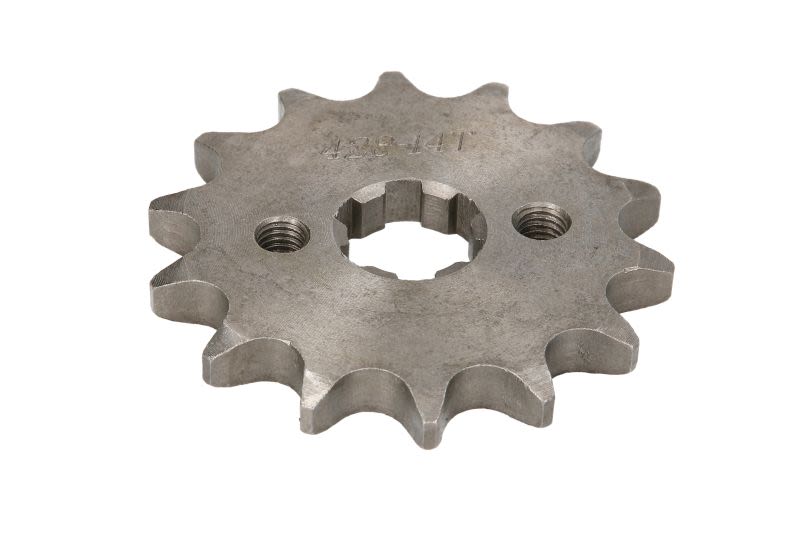 Pinion lanț INPARTS față, lanț 428, 14 dinți, oțel