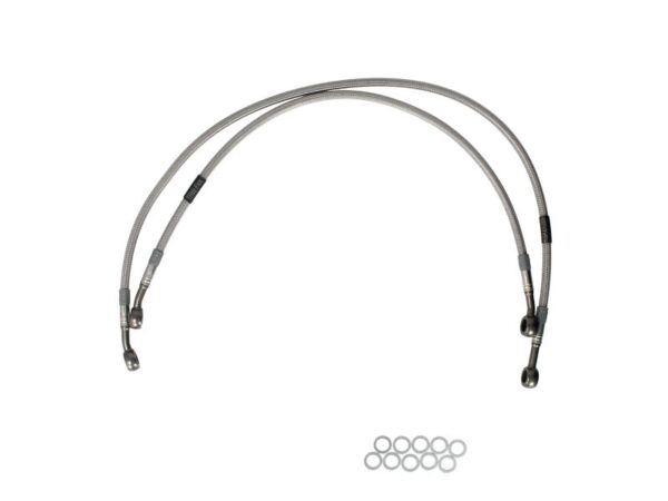 Conductă frână împletită TRW față, transparent pentru SUZUKI GSX-R 600/750 1994-2000