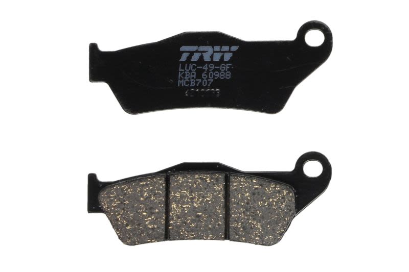Set plăcuțe frână disc TRW înălțime 36,2 mm, lungime 94,0 mm, față, material Organic