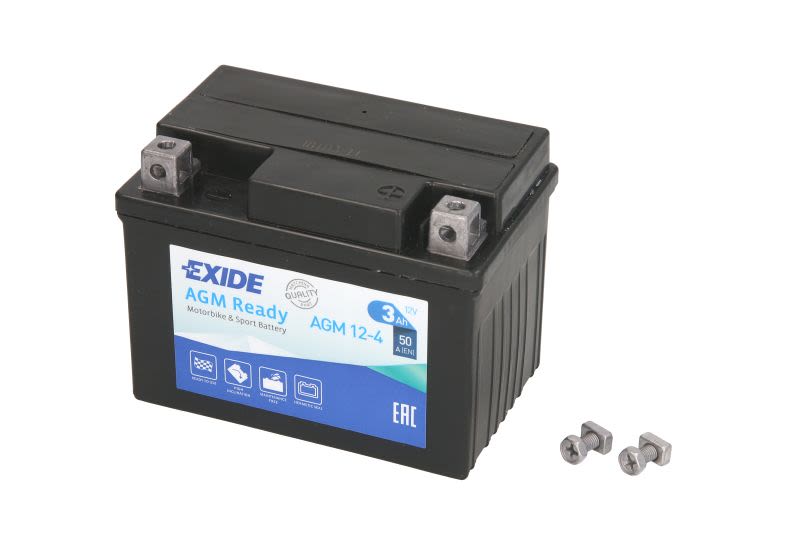 Baterie pornire EXIDE SEALED, 3,0 Ah, înălțime 85,0 mm, lungime 115,0 mm