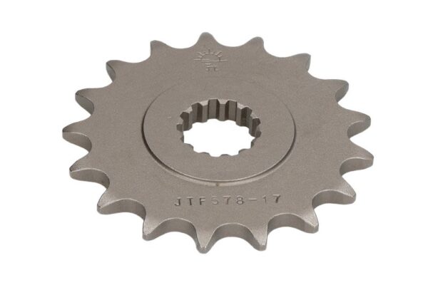 Pinion lanț JT față, lanț 520, 17 dinți, oțel pentru YAMAHA FZR, XTZ 400/750 1988-1998