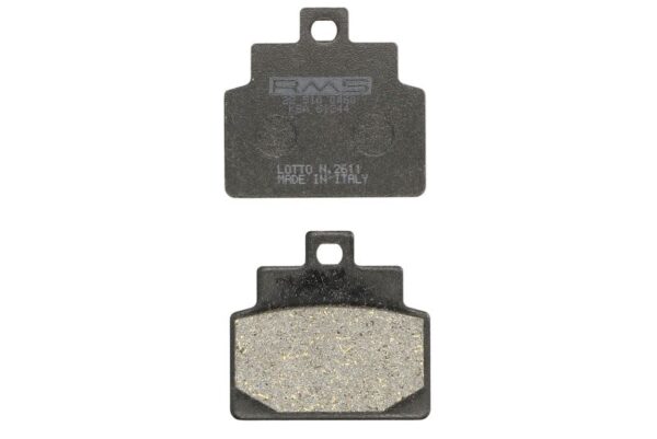Set plăcuțe frână disc RMS față, organic, utilizare stradă, 50,7 × 53,6 × 7,9 mm pentru APRILIA LEONARDO 125 1999-2005