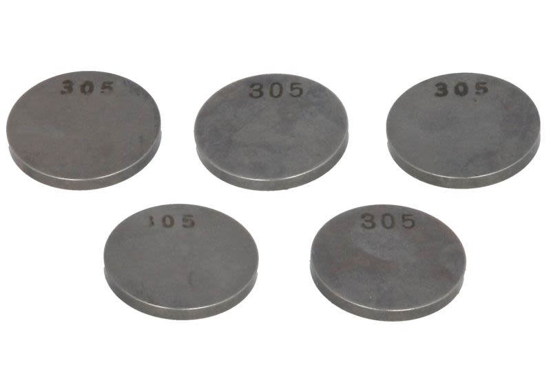 Set pastile reglaj joc supape TOURMAX oțel, · Ø29 × 3,05 mm