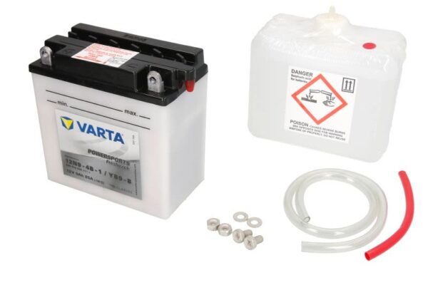 Baterie pornire VARTA 136 × 76 × 134 mm, 12 V, 9 Ah, 85 A, YB9-B pentru APRILIA AF1 25-750 1968-20