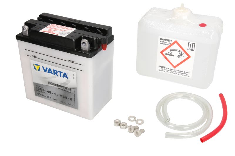 Baterie pornire VARTA 136 × 76 × 134 mm, 12 V, 9 Ah, 85 A, YB9-B
