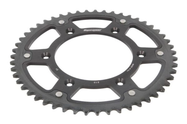Foaie lanț SUPERSPROX spate, 51 dinți, aluminiu
