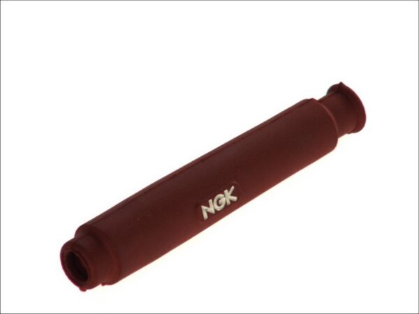 Fișă bujie NGK filet 10, roșu, cauciuc, 12 mm pentru KAWASAKI ZL 1000A (Eliminator)/1000B (Tomcat)/1100