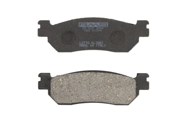 Set plăcuțe frână disc RMS față/spate, organic, utilizare stradă, 31 × 100 × 9 mm pentru YAMAHA VP, YP 125/250 1996-2015