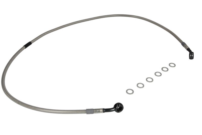 Conductă frână împletită TRW față, culoare Transparent, material Stainless steel
