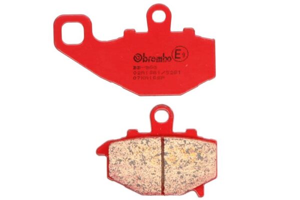 Set plăcuțe frână disc BREMBO spate, sinterizat SP, utilizare stradă, 9,9 mm pentru KAWASAKI KLE, Z 650/1000 2016-2016