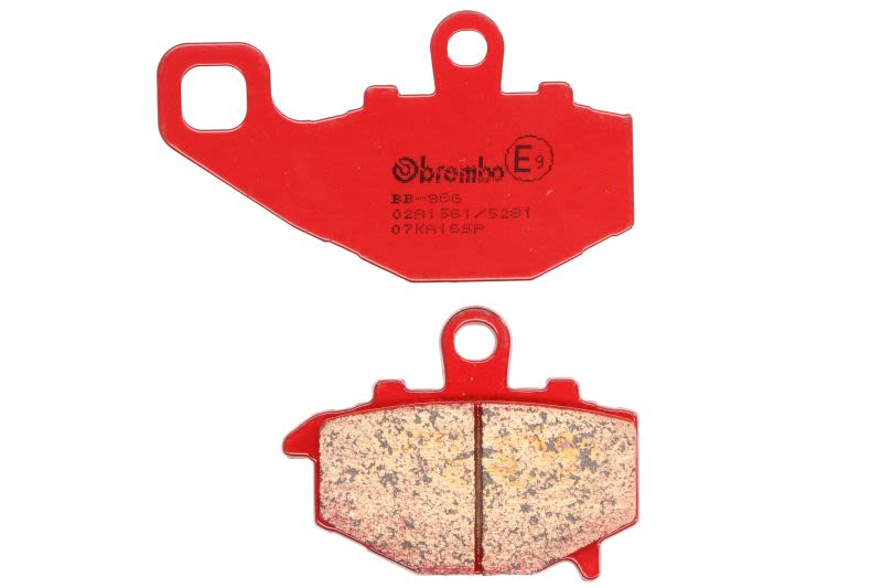 Set plăcuțe frână disc BREMBO spate, sinterizat SP, utilizare stradă, 9,9 mm