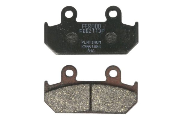 Set plăcuțe frână disc FERODO față, platină P, utilizare stradă, 42 × 81,2 × 9,5 mm pentru HONDA CBR 600 1991-1994