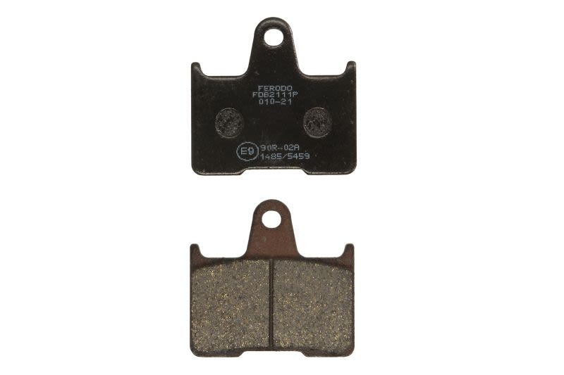 Set plăcuțe frână disc FERODO înălțime 57,2 mm, lungime 59,9 mm, spate, material Platină