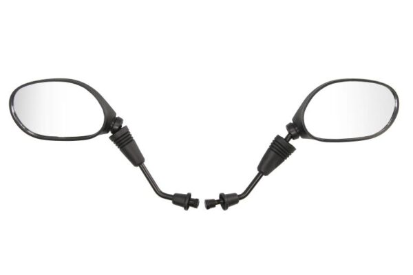 Oglindă laterala INPARTS stânga, negru pentru Scuter/moped/ATV chinezesc 2T, 4T
