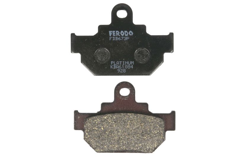 Set plăcuțe frână disc FERODO înălțime 54,0 mm, lungime 77,0 mm, față, material Platină