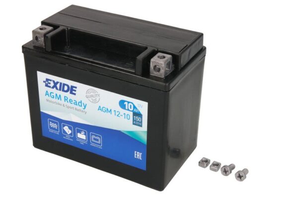 Baterie pornire EXIDE STANDARD, 10,0 Ah, înălțime 130,0 mm, lungime 150,0 mm