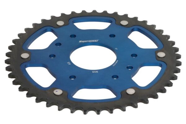 Foaie lanț SUPERSPROX culoare Albastru, material Aluminiu, număr dinți 45,0 buc.