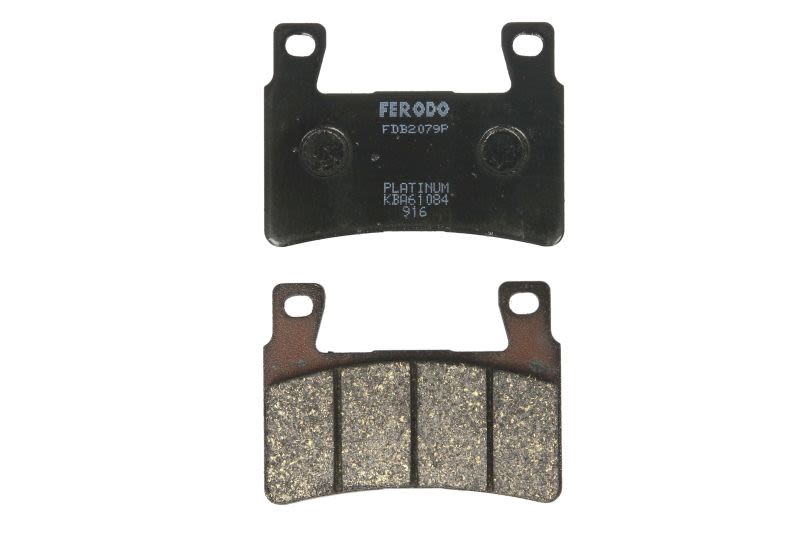 Set plăcuțe frână disc FERODO înălțime 55,1 mm, lungime 74,0 mm, față, material Platină