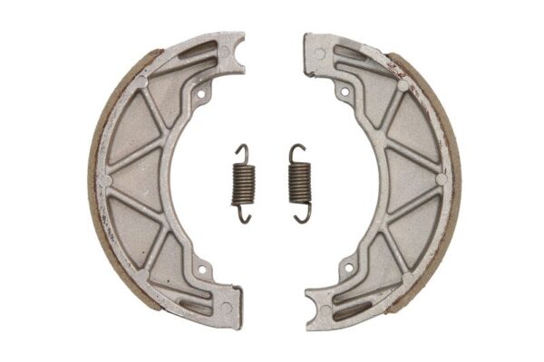 Set saboti frână FERODO față/spate, 140 × 25 mm pentru APRILIA HABANA, SCARABEO, SR; GILERA RUNNER