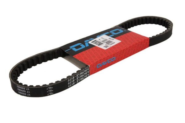 Curea transmisie DAYCO lățime 16,8 mm, lungime 796 mm pentru APRILIA SONIC; CPI HUSSAR, POPCORN 50 1998-2003