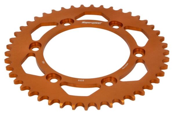 Foaie lanț SUPERSPROX spate, 45 dinți, aluminiu