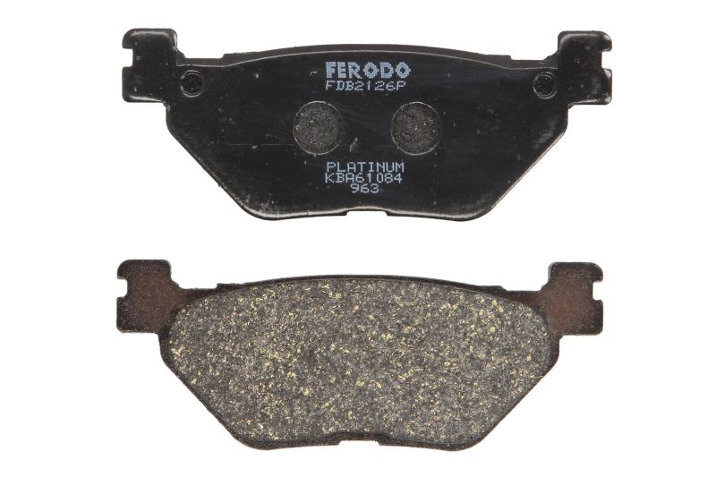 Set plăcuțe frână disc FERODO înălțime 39,3 mm, lungime 100,3 mm, spate, material Platină