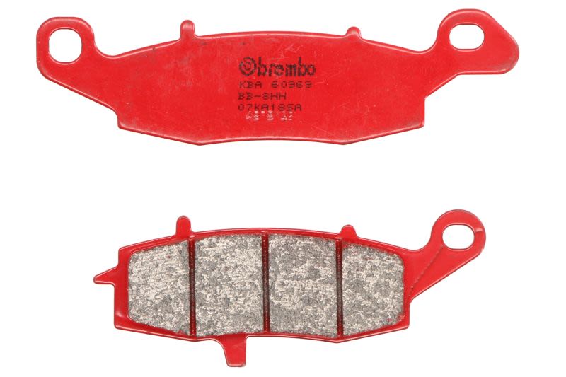 Set plăcuțe frână disc BREMBO înălțime 37,4 mm, lungime 133,5 mm, lățime 109,15 mm, SA