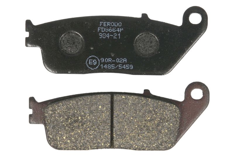 Set plăcuțe frână disc FERODO înălțime 39,1 mm, lungime 102,1 mm, față, material Platină