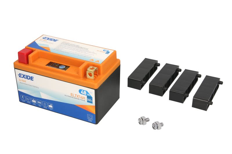 Baterie pornire EXIDE 4,0 Ah, înălțime 95,0 mm, lungime 150,0 mm, lățime 90,0 mm