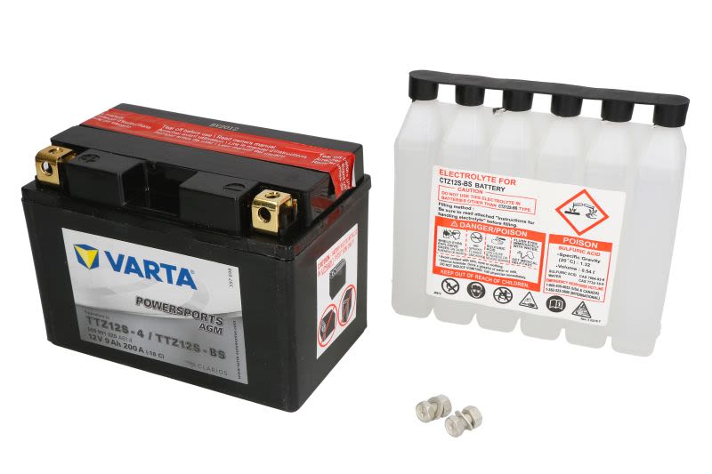 Baterie pornire VARTA 150 × 87 × 110 mm, 12 V, 9 Ah, 200 A, TTZ12S-BS