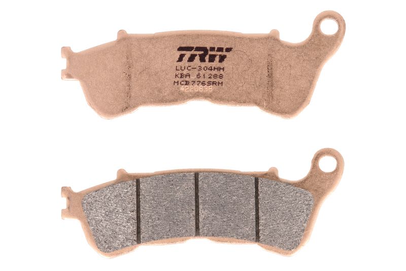 Set plăcuțe frână disc TRW față, sinterizat SRM, utilizare scuter, 44,9 × 117,6 × 8,8 mm