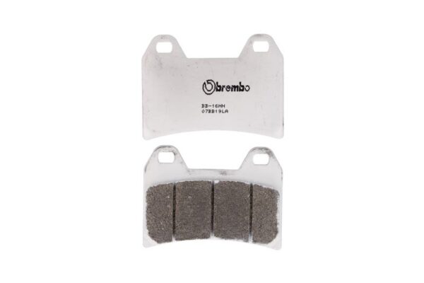Set plăcuțe frână disc BREMBO înălțime 55,5 mm, lungime 75,1 mm, lățime 75,1 mm, față