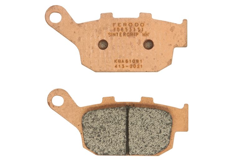 Set plăcuțe frână disc FERODO înălțime 40,5 mm, lungime 86,2 mm, ST, spate