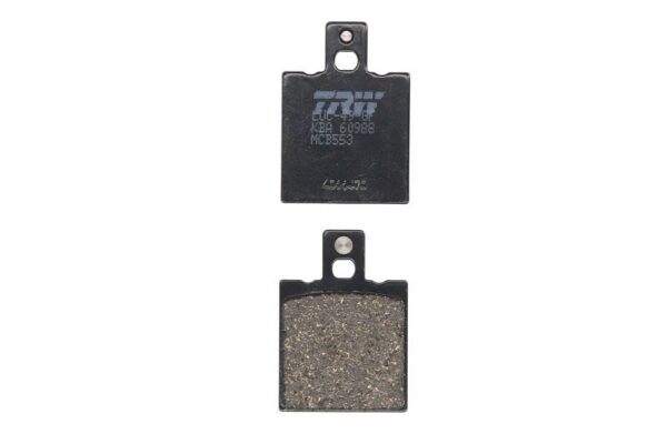 Set plăcuțe frână disc TRW înălțime 56,2 mm, lungime 39,9 mm, față, material Organic