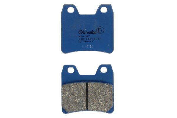 Set plăcuțe frână disc BREMBO spate, carbon, utilizare stradă, 58,9 × 63,2 × 8,7 mm pentru YAMAHA XJR 1300 2002-2012