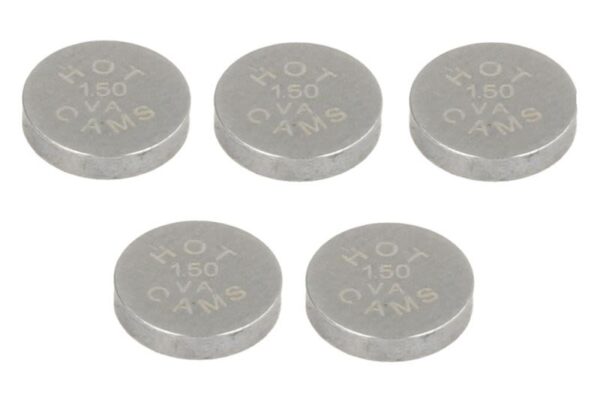 Set pastile reglaj joc supape 4 RIDE diametru 7,48 mm, tip motor 4T, grosime 1,5 mm