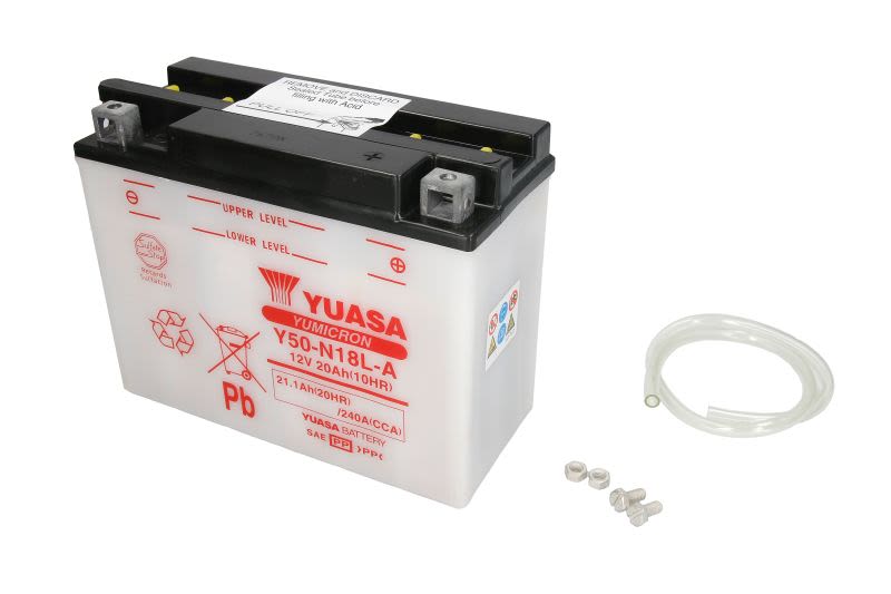Baterie pornire YUASA 21,0 Ah, cantitate necesară de electrolit 1,4 l, înălțime 162,0 mm, lungime 205,0…