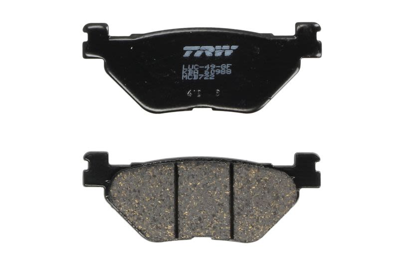 Set plăcuțe frână disc TRW înălțime 38,2 mm, lungime 99,6 mm, lățime 99,6 mm, față