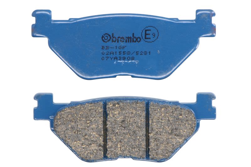 Set plăcuțe frână disc BREMBO înălțime 38,2 mm, lungime 99,6 mm, lățime 99,6 mm, spate
