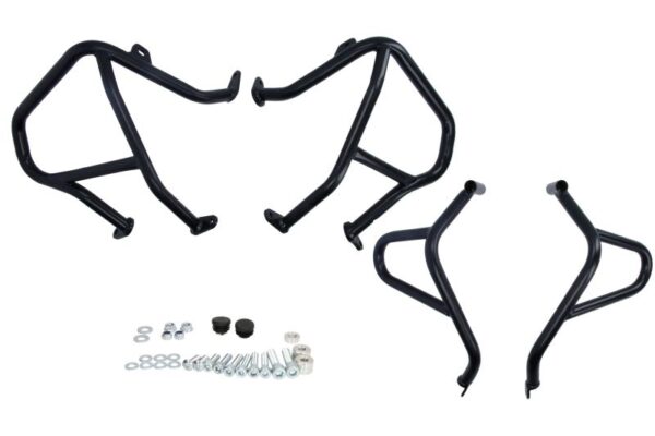 Protecție cadru RDMOTO negru, oțel pentru BMW R 1200 2014-2017