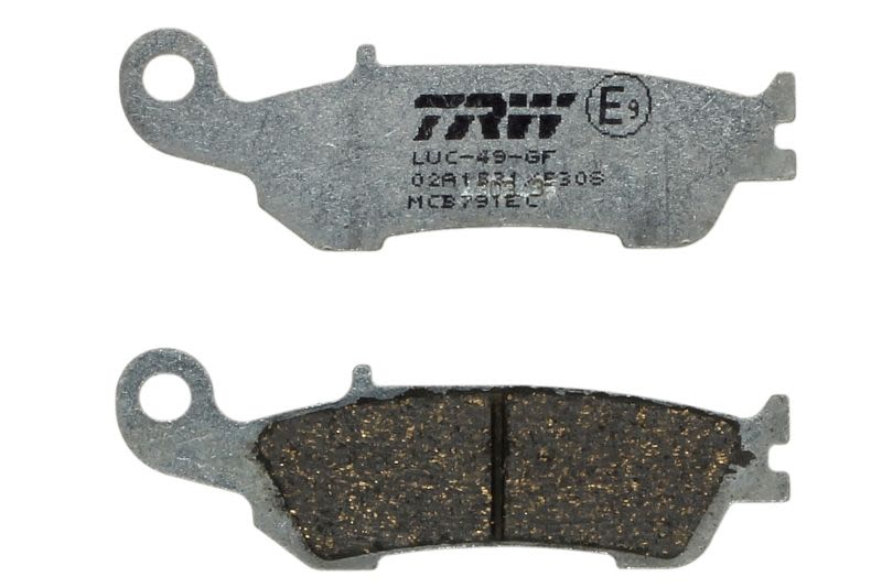 Set plăcuțe frână disc TRW înălțime 31,1 mm, lungime 93,8 mm, lățime 93,8 mm, EC