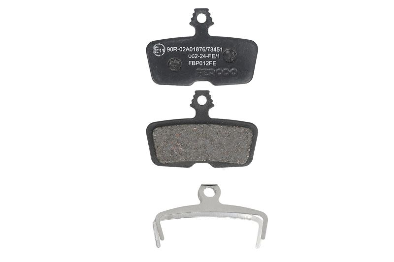 Set plăcuțe frână disc FERODO 28,2 × 40,7 × 4 mm
