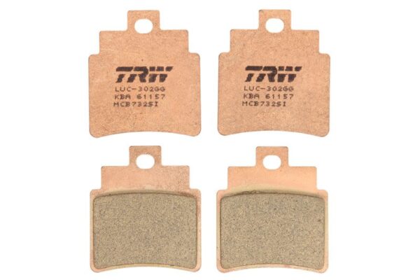 Set plăcuțe frână disc TRW înălțime 50,57 mm, lungime 44,6 mm, SI, spate