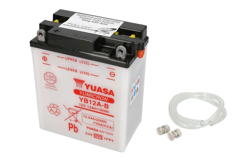 Baterie pornire YUASA 13,0 Ah, cantitate necesară de electrolit 0,75 l, înălțime 160,0 mm, lungime…