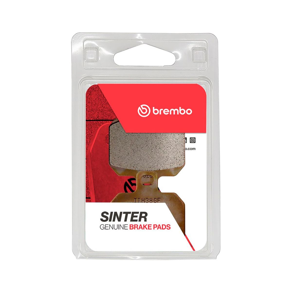Set plăcuțe frână disc BREMBO înălțime 53,7 mm, lungime 50,8 mm, lățime 50,8 mm, 65