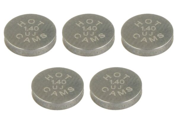 Set pastile reglaj joc supape 4 RIDE diametru 7,48 mm, tip motor 4T, grosime 1,4 mm