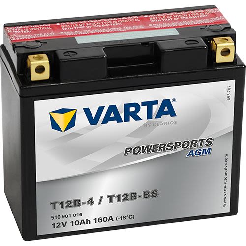Baterie pornire VARTA 151 × 70 × 131 mm, 12 V, 10 Ah, 160 A, YT12B-BS