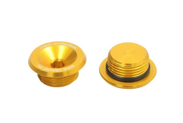 Protecție cadru RDMOTO față, auriu, aluminiu